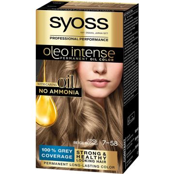 Syoss Olio Intense Tinte Sin Amoniaco #7.58-rubio Arena 5 Pcs