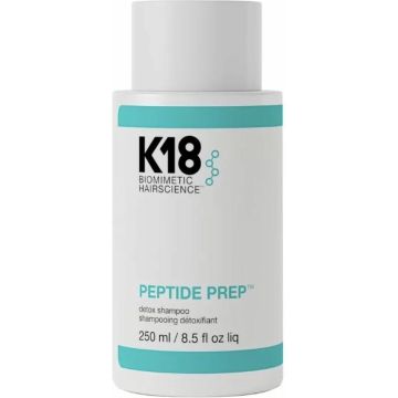 K18 Hair Peptide Prep Detox Shampoo 250 ml - Normale shampoo vrouwen - Voor Alle haartypes