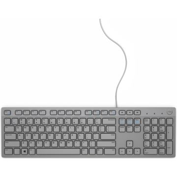 DELL KB216 toetsenbord USB QWERTY US International Grijs