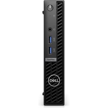 DELL OptiPlex 7010 MFF Intel® Core™ i3 i3-13100T 8 GB DDR4-SDRAM 256 GB SSD Windows 11 Pro Mini PC Zwart