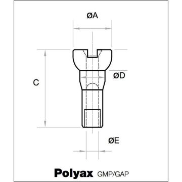 Sapim Spaaknippels 14g Polyax 14 Mm Aluminium Oranje 144 Stuks