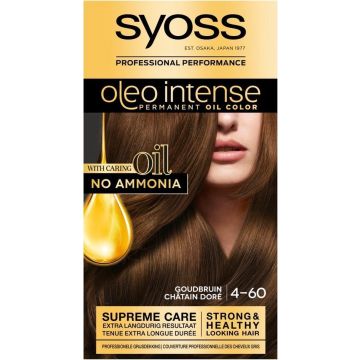 SYOSS Oleo Intense 4-60 Goudbruin Haarverf - 1 stuk