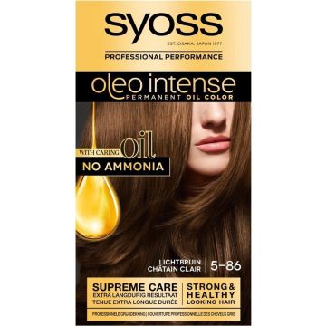 SYOSS Oleo Intense 5-86 Lichtbruin Haarverf - 1 stuk