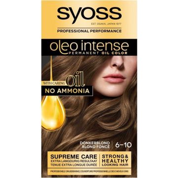 SYOSS Oleo Intense 6-10 Donkerblond Haarverf - 1 stuk