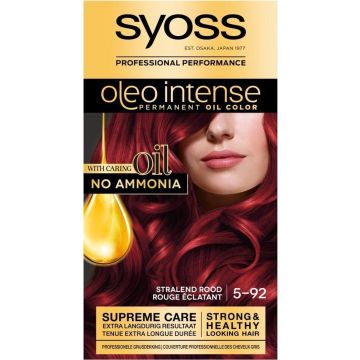 SYOSS Oleo Intense 5-92 Stralend Rood Haarverf - 1 stuk