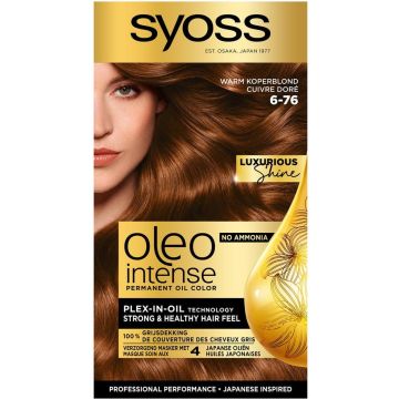 SYOSS Oleo Intense 6-76 Warm Koperblond Haarverf - 1 stuk