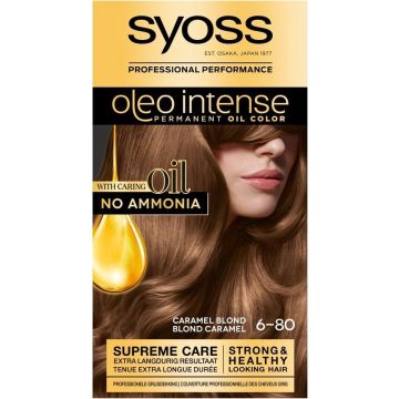 SYOSS Oleo Intense 6-80 Caramel Blond Haarverf - 1 stuk