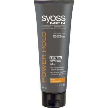 Syoss Men Power Hold Extreme Styling Gel - 1 stuk