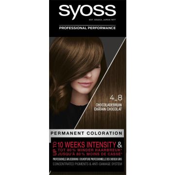 SYOSS Color baseline 4-8 Chocoladebruin Haarverf - 1 stuk