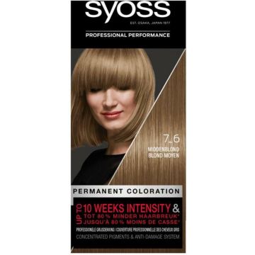 SYOSS Color baseline 7-6 Middenblond - 1 stuk