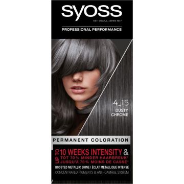 SYOSS Color baseline 4-15 Dusty Chrome haarverf - 1 stuk