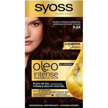 SYOSS Oleo Intense 3-22 Warm Donker Bordeaux - 1 stuk