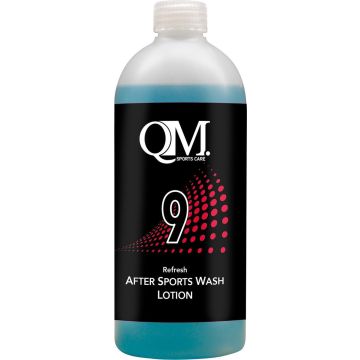 QM Sportscare 9 fles After Sports Wash 450ml