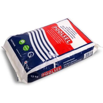 POOLSEL - Zout voor zwembad - 15kg - Zwembadwater - EN 16401 type A