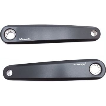 Crankset (links en rechts) Miranda Delta 170mm Bosch Gen3 BNI - zwart