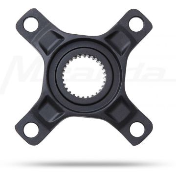 Miranda Crank Spider 104 Mm Yamaha Pw 4 Arm Aluminium Zwart