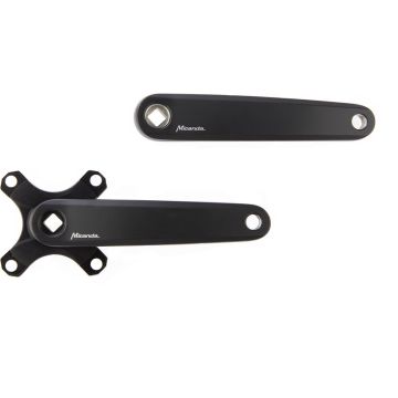 Crankset Miranda Delta BCD 104 Gates 170mm - mat zwart