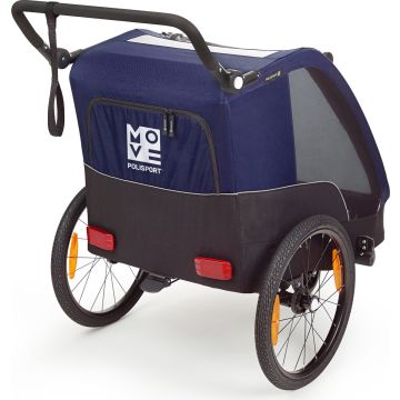 Polisport kinder aanhangwagen 20 inch met 3e wiel