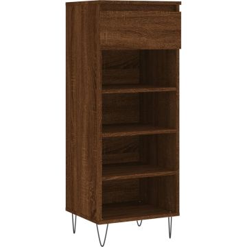 vidaXL-Schoenenkast-40x36x105-cm-bewerkt-hout-bruin-eikenkleur