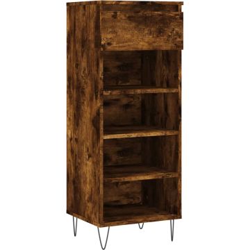 vidaXL-Schoenenkast-40x36x105-cm-bewerkt-hout-gerookt-eikenkleurig