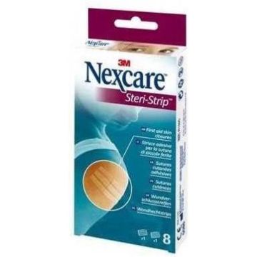 3M Nexcare - Steri-Strips Wondhechtstrips - 8 stuks