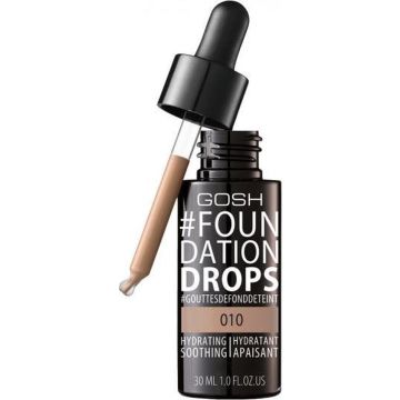 Gosh - #Foundation Drops Moisturizing And Smoothing Face Primer 010 Tan 30Ml