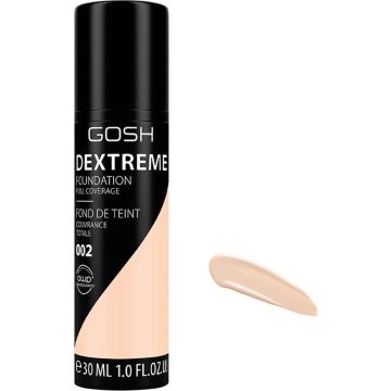 Gosh - Dextreme Foundation Full Coverage Concealing Face Podkład 002 Ivory 30Ml