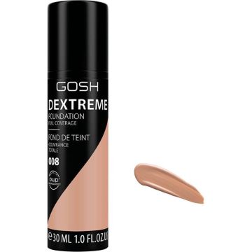 Gosh - Dextreme Foundation Full Coverage Concealing Face Primer 008 Golden 30Ml