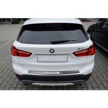 Avisa RVS Achterbumperprotector passend voor BMW X1 F48 2015- 'Ribs'