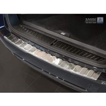 Avisa RVS Achterbumperprotector passend voor BMW 5-Serie G31 Touring 2016- 'Ribs'