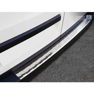 Avisa RVS Achterbumperprotector passend voor Volkswagen Crafter TGE 2017- 'Ribs'