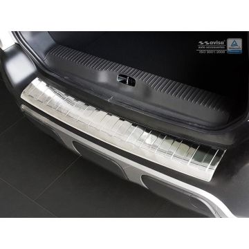 Avisa RVS Achterbumperprotector passend voor Citroën C3 Aircross II 2017- 'Ribs'