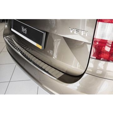 Avisa RVS Achterbumperprotector passend voor Skoda Yeti City 2013- 'Ribs'