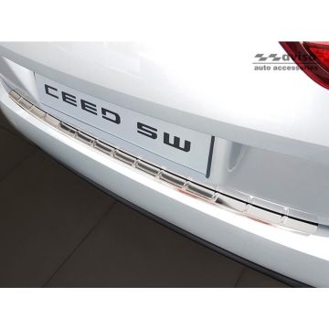 Avisa RVS Achterbumperprotector passend voor Kia Ceed III SW 2018- 'Ribs'