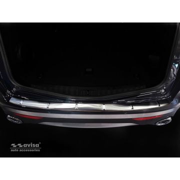 Avisa RVS Achterbumperprotector passend voor Alfa Romeo Stelvio 2017- 'Ribs'