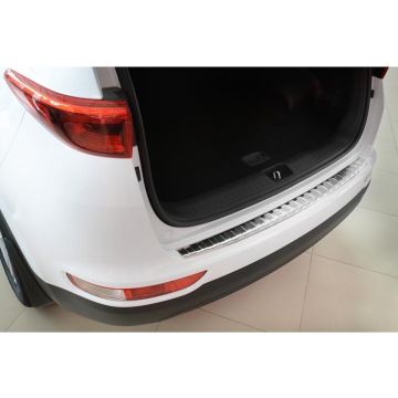 Avisa RVS Achterbumperprotector passend voor Kia Sportage IV 2016-2018 'Ribs'