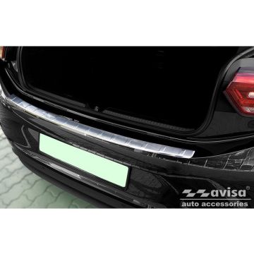 RVS Achterbumperprotector passend voor Volkswagen ID.3 2020- 'Ribs'