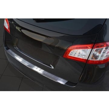 Avisa RVS Achterbumperprotector passend voor Peugeot 508SW 2011- 'Ribs'