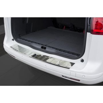 Avisa RVS Achterbumperprotector passend voor Peugeot 5008 2009-2016 'Ribs'