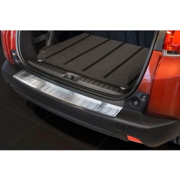 Avisa RVS Achterbumperprotector passend voor Peugeot 2008 2013-2016 &amp; 2016- 'Ribs'