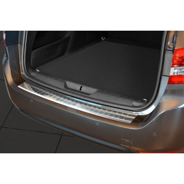 RVS Achterbumperprotector passend voor Peugeot 308 II SW 2013-2017 &amp; Facelift 2017-2021 'Ribs'