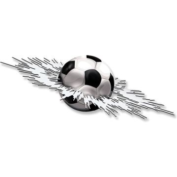 Avisa Aufkleber Graphic Crashed Football - 24x7x5cm