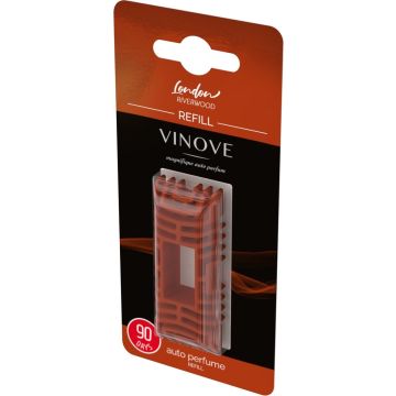 Vinove – Autoparfum – Car Airfreshner – Navulling Autoparfum Prestige Wood Line London - Navulling Luchtverfrisser