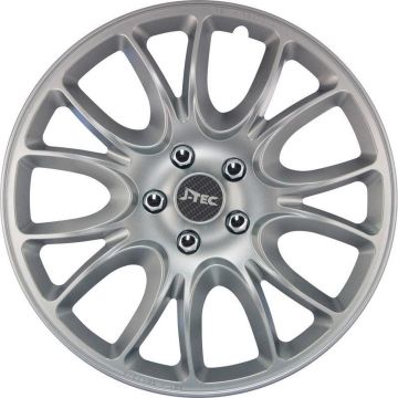 J-Tec Wieldoppen 13 inch Hero zilver