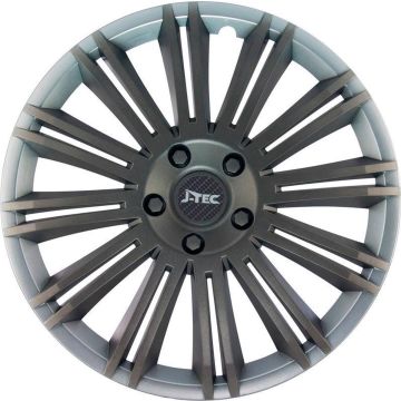 J-Tec Wieldoppen 14 inch Discovery R zilver/grijs