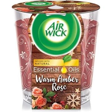 Airwick Geurkaars Essential Oils - Warm Amber rose 105 gr