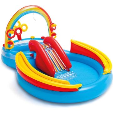 Intex Opblaaszwembad Rainbow Ring Play Center 297x193x135 cm 57453NP