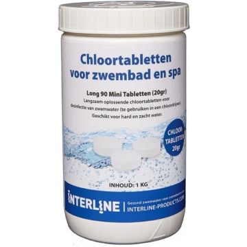 Interline - Voordeelset - Chloortabletten voor zwembaden - 1 kilogram