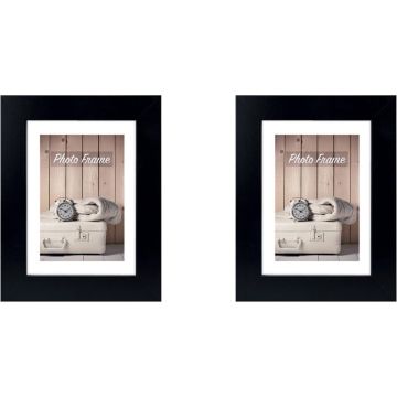 Zep fotolijst - Nelson 1 - Zwart - 30x40 cm - Hout - 2 stuks