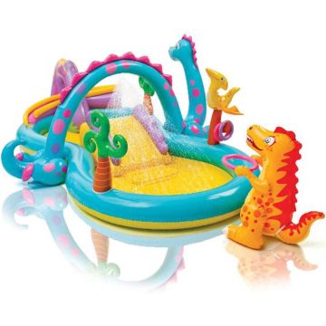 Intex Dinoland Play Center Zwembad - kinderzwembad - peuterzwembad - opblaasbaar 333x229x112 cm 57135NP